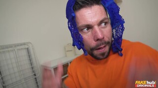 Interracial Panty Cleaning with Angelo Godshack - watch new porn for free REDPORN.TOP