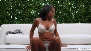POV Interracial with Sydney - Ebony Cumshot Finish - watch new porn for free REDPORN.TOP