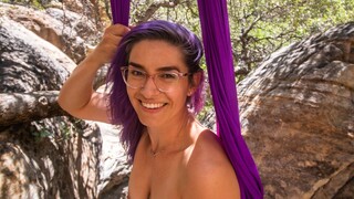 Sexy Cat Asstrophe Outdoor Solo Play on Hammock - porno exclusif REDPORN.TOP