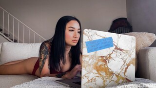 Brunette Asian Avery Black Deepthroats & Takes Cum on Tits - exclusieve porno REDPORN.TOP