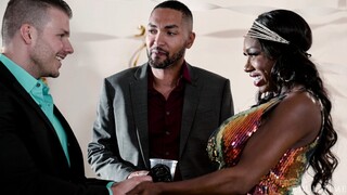 Ebony MILF Swallows Cum from Two Hung Studs - Pussy to Mouth Action - pornografi eksklusif REDPORN.TOP