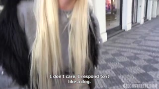 Blonde Czech deepthroat on street 109 - pornografi eksklusif REDPORN.TOP
