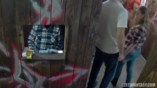 Blonde & Brunette Czech Babes in Wild Gloryhole Scene - watch new porn for free REDPORN.TOP