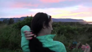 Jade Amber’s Shaved Pussy Fingered in Nature - POV - หนังโป๊พิเศษ REDPORN.TOP