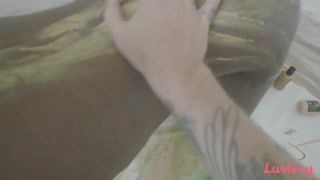 Annika and Johnny: The Perfect Canvas Mirror Fuck - exclusive porn REDPORN.TOP