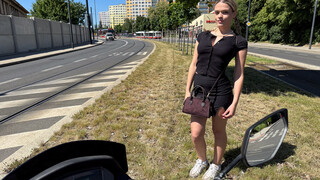 Stanley Johnson POV: Jade Jadore Flashes Boobs in Public Then Scooter Pickup - nonton porno baru gratis REDPORN.TOP
