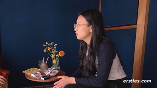 Big Tits Brunette Teaches Cat Art - exclusive porn REDPORN.TOP