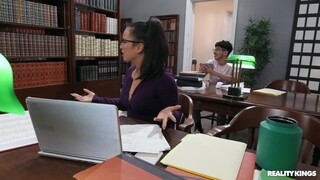 Library Shenanigans with Latina MILF Christina Savoy and Diego Perez - exclusive porn REDPORN.TOP