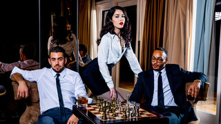 Dante Colle & Dillon Diaz Share Evelyn Claire - Group Sex Cumshot - exclusive porn REDPORN.TOP